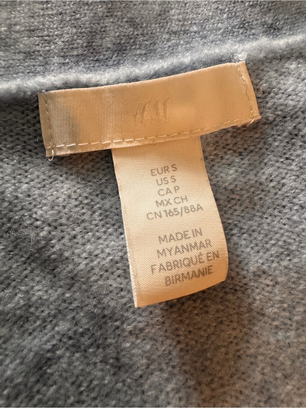 H&M Light Blue Women's Button-Front Cardigan - Picture 4 of 4